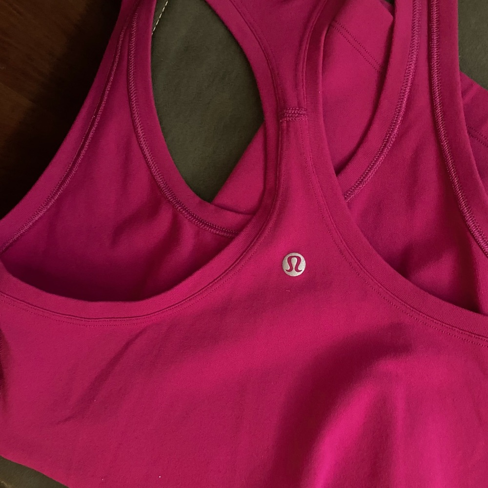 Lululemon racer back tank tops 2 for 1